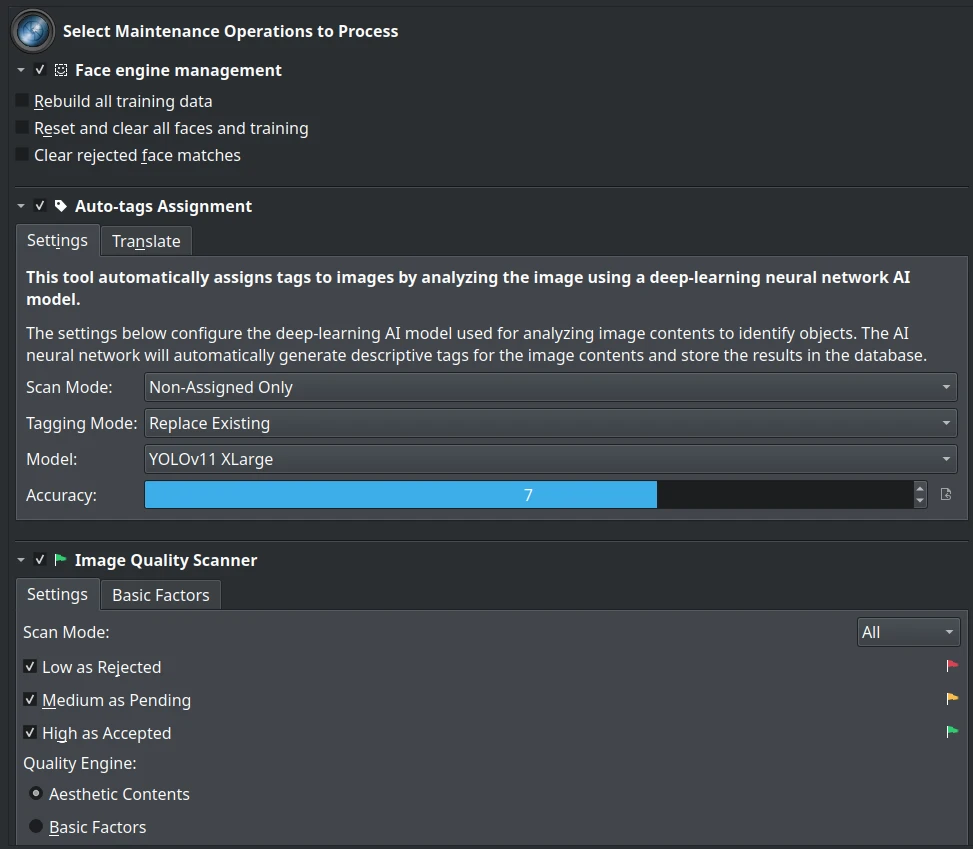 AI Maintenance Components
