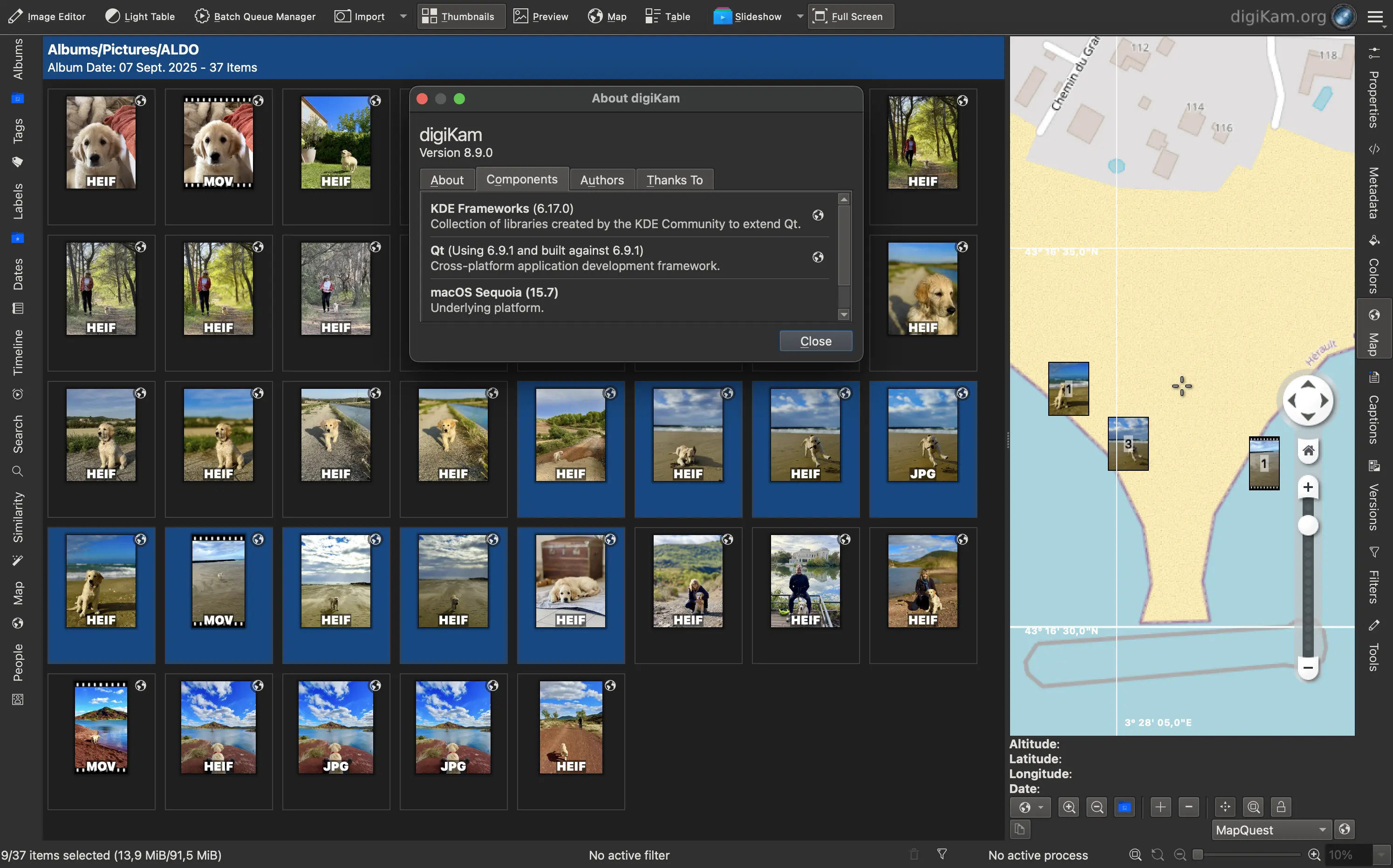 digiKam Running under macOS Sequoia Silicon