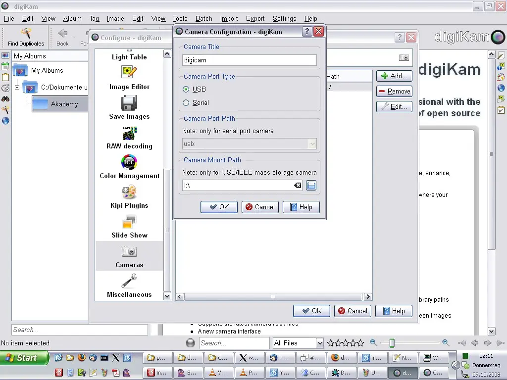 digikam-camera-configuration
