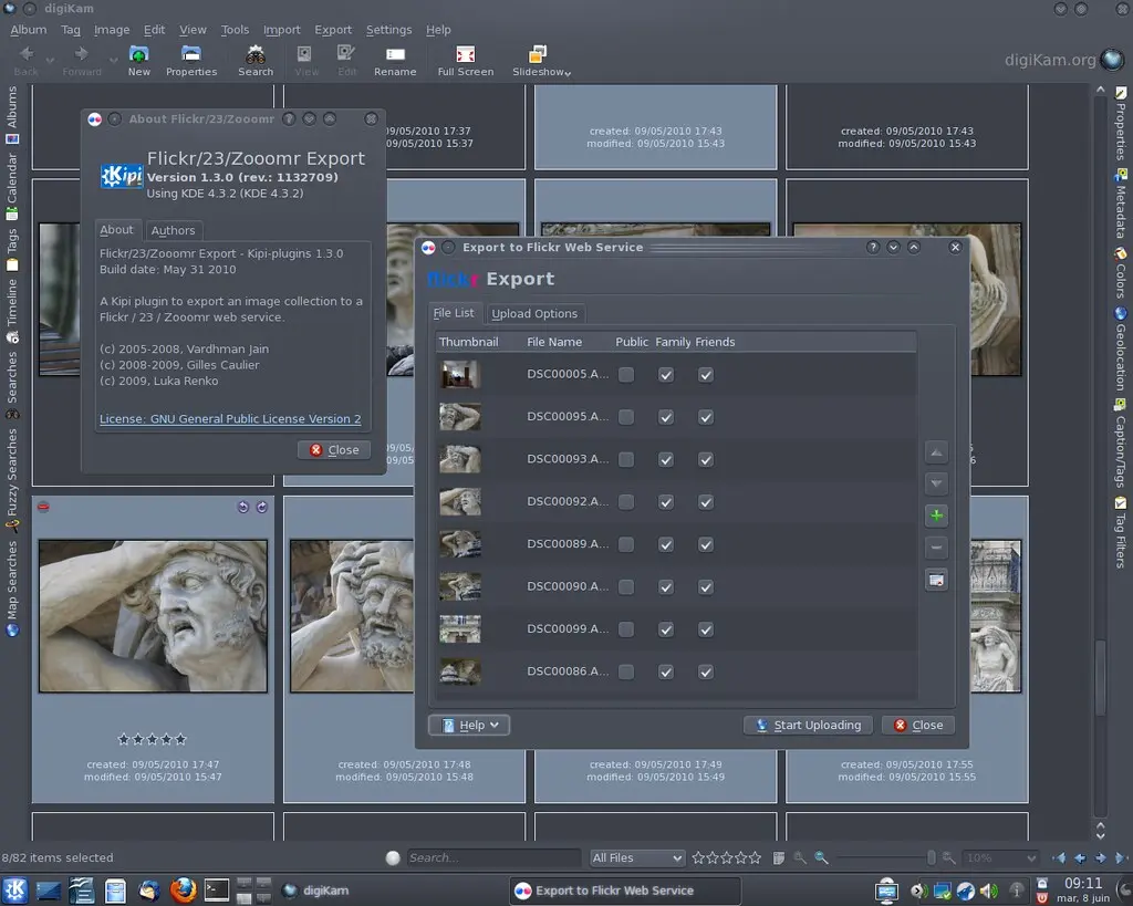 digikam-Flickr
