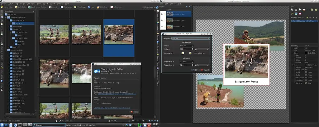 digiKam-photo-layout-editor