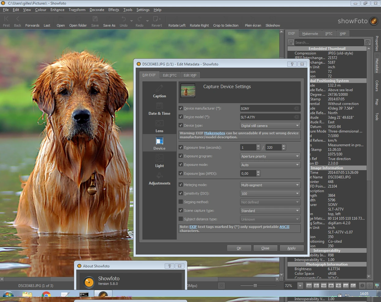 Showfoto Running Under Windows