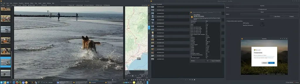 Showfoto and OneDrive export tool