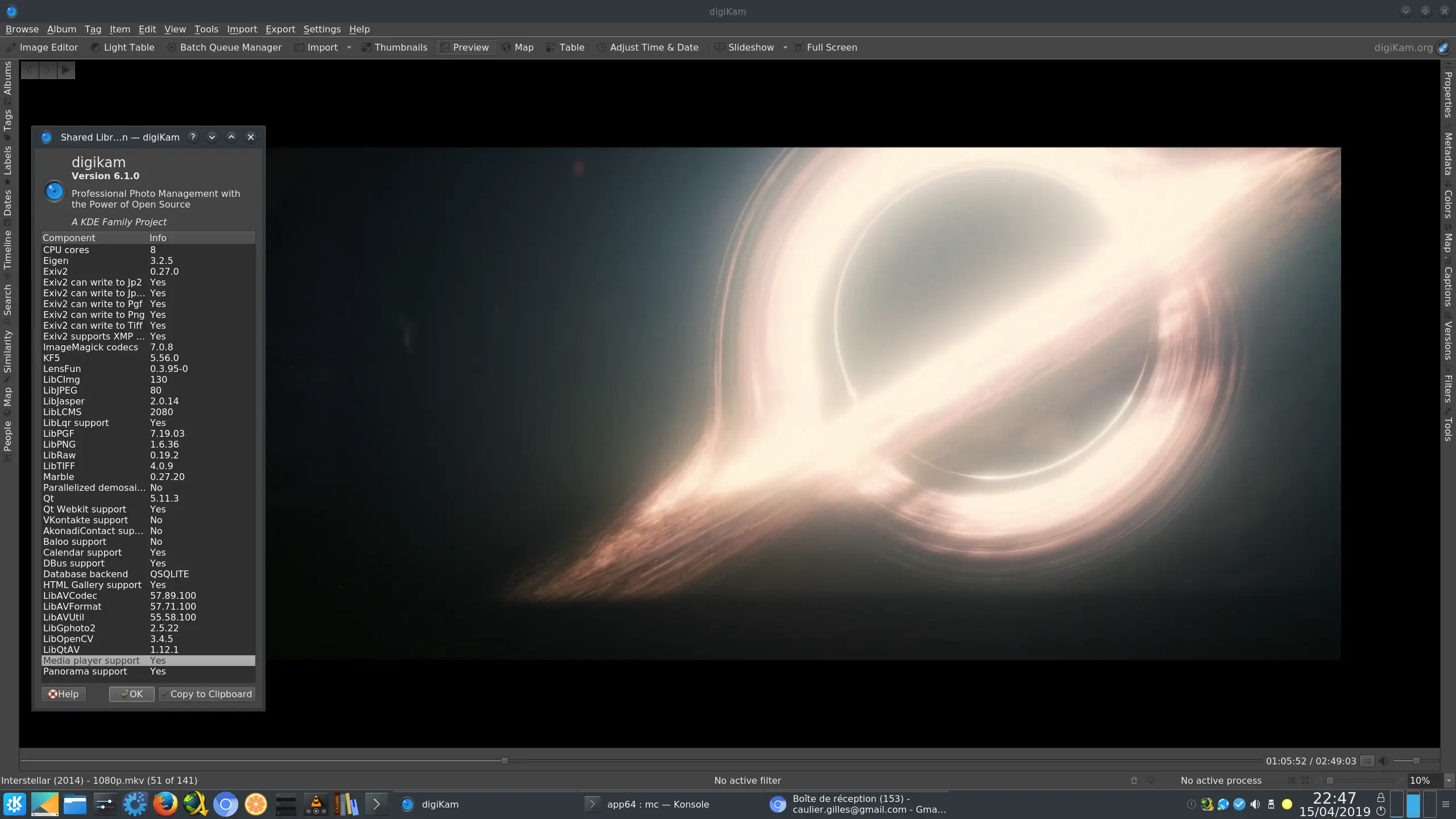The Embedded Video Player in Action