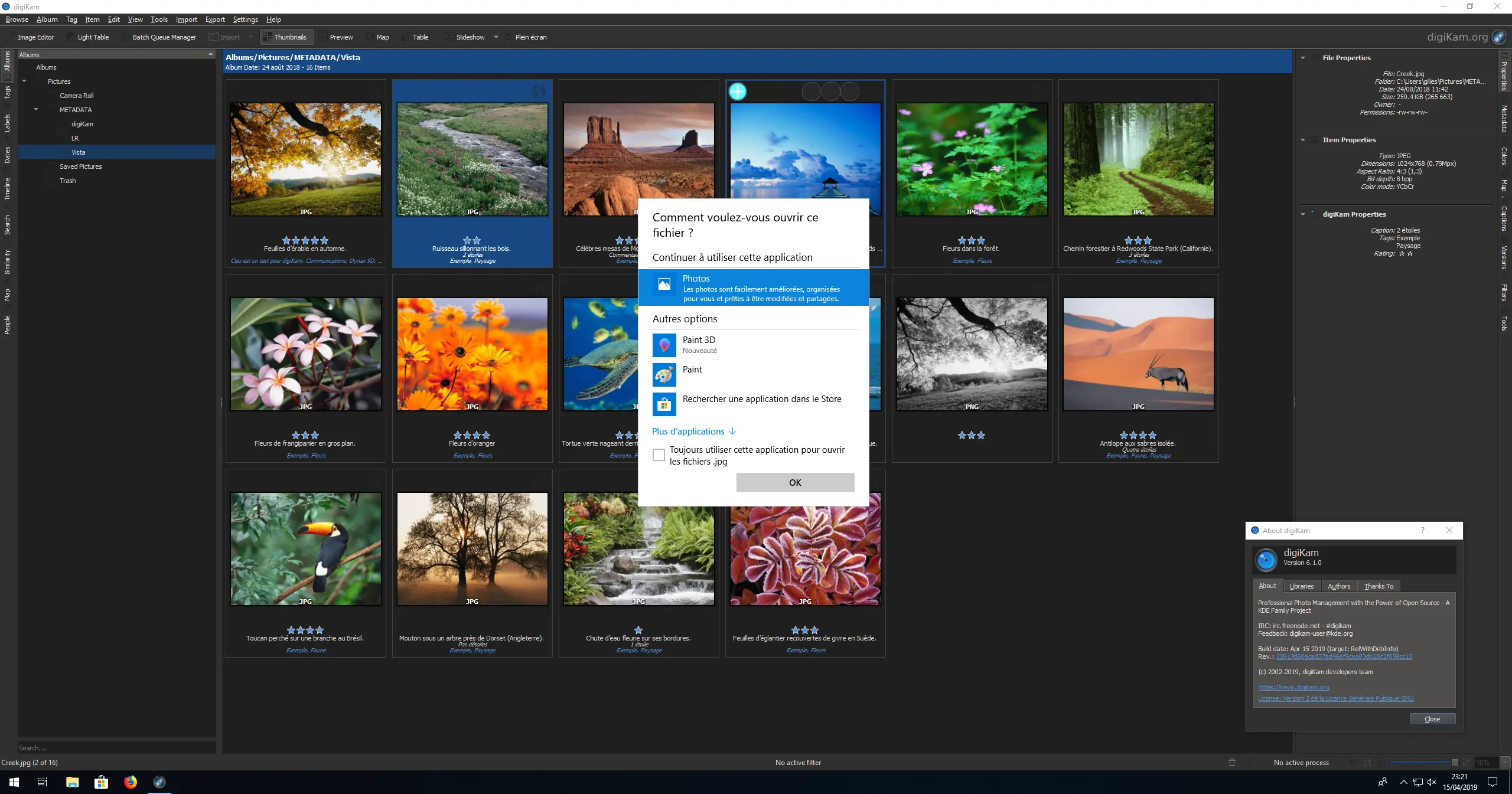 Open With Action Under Windows