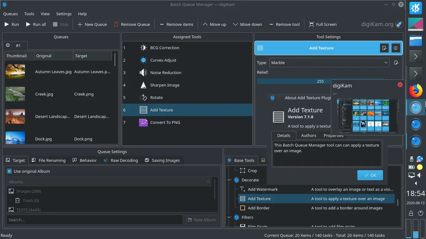 Batch Queue Manager version of Apply Texture