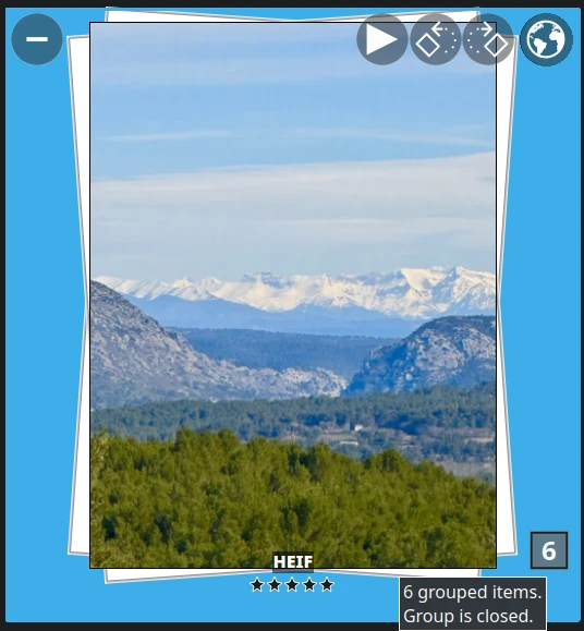 digiKam 9.0.0 Items Grouped from Icon-View