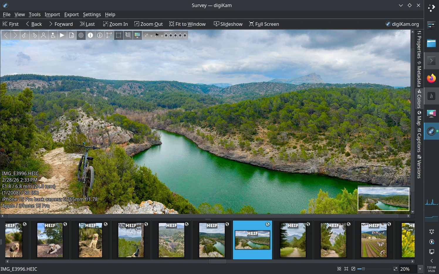 digiKam 9.0.0 The New digiKam Survey Tool